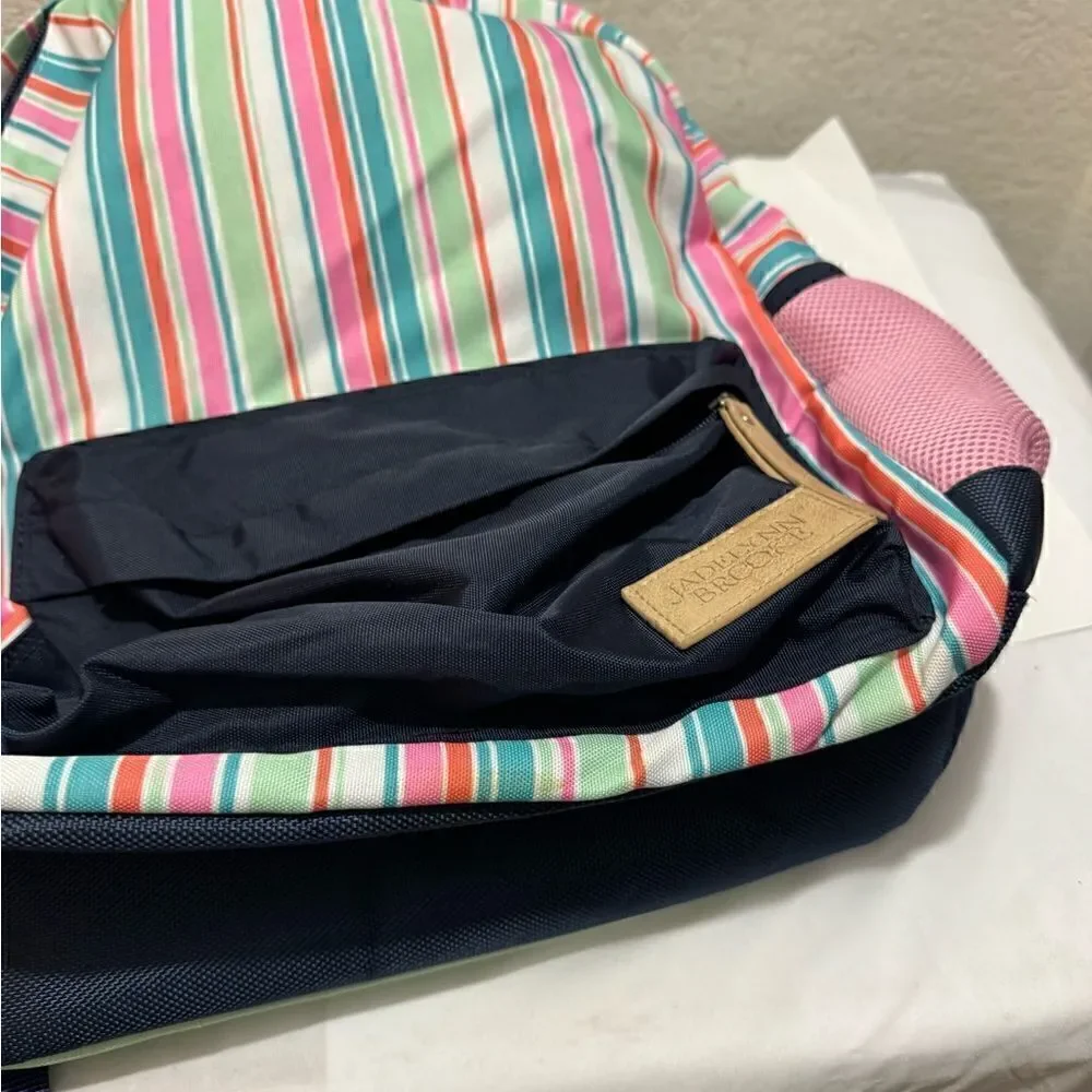 Jadelynn Brooke Backpack  in Pink Stripe New condition
